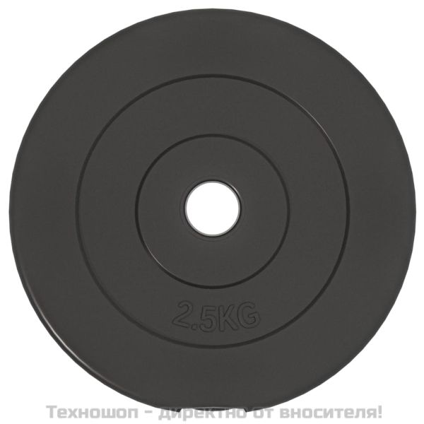 Плочи за тежести, 6 бр, 30 кг, цимент