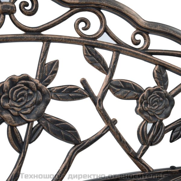 Бистро пейка, 100 см, бронз, лят алуминий