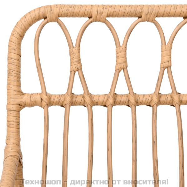 Градински трапезен комплект от 5 части, полиратан