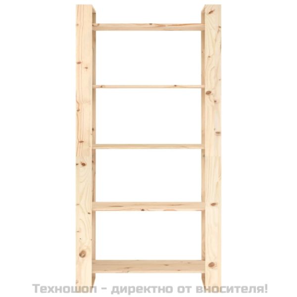 Шкаф за книги/Преграда за стая 80x35x160 см, масивна дървесина