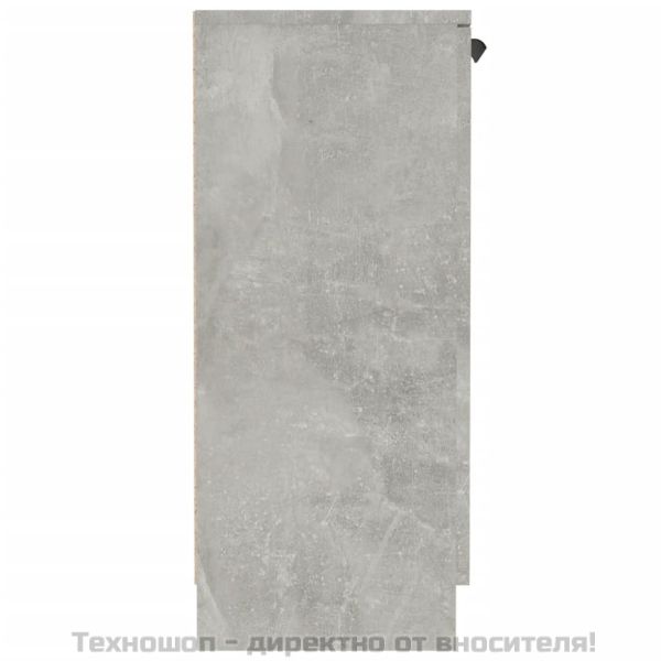 Сайдборд, бетонно сив, 60x30x70 см, инженерно дърво