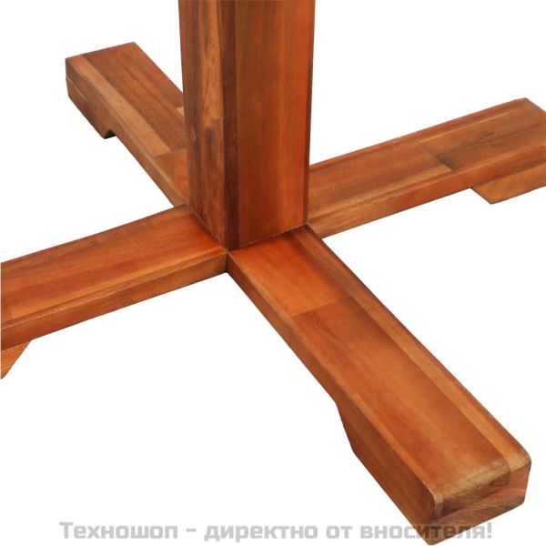 Бистро маса, 70x70 см, акациево дърво масив