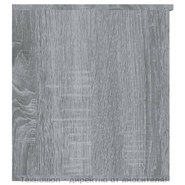 Сандък за съхранение сив сонома 84x42x46 см инженерна дървесина