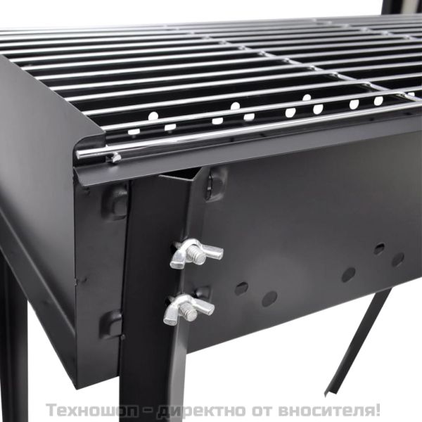 Барбекю на дървени въглища, 75 х 28 см.