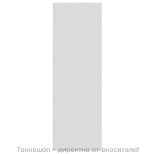 Ъглов шкаф, бял, 33x33x100 см, инженерно дърво