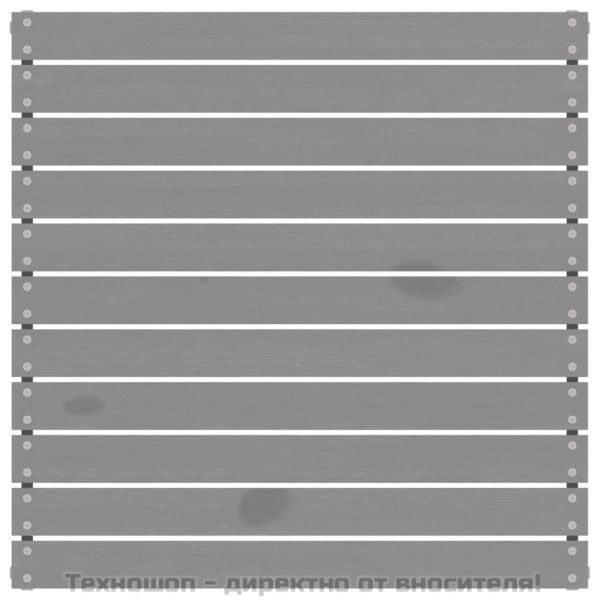 Градински лаундж комплект 3 части с възглавници сив бор масив