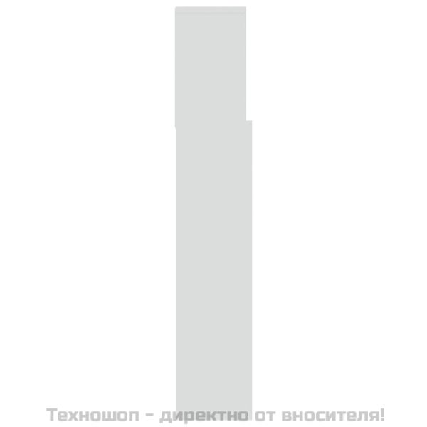 Табла за легло тип шкаф, бяла, 120x19x103,5 см