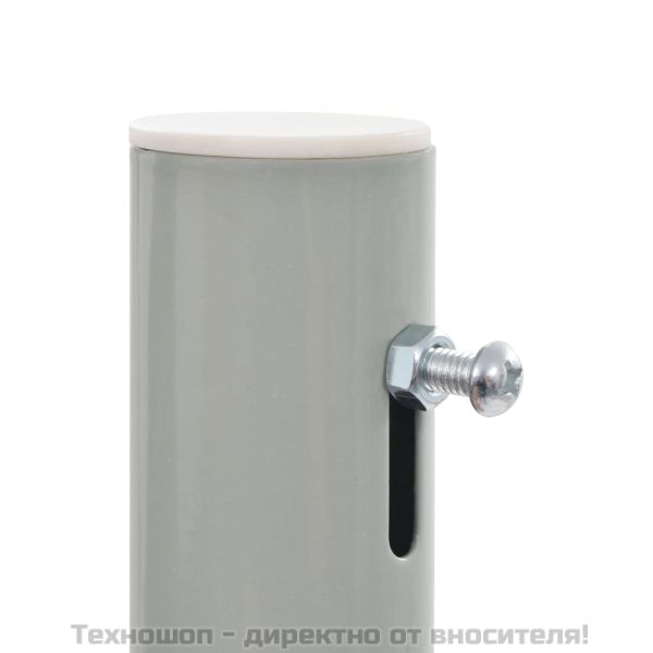 Прибираща се дворна странична тента, 60x300 см, черна