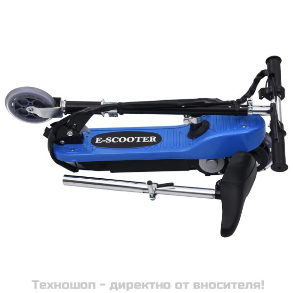 Електрическа тротинетка със седалка, 120 W, синя