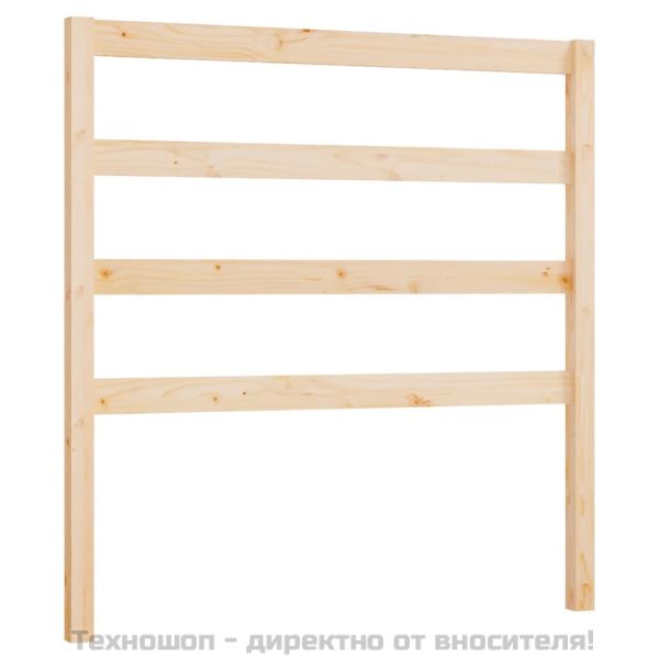 Горна табла за легло, 96x4x100 см, бор масив