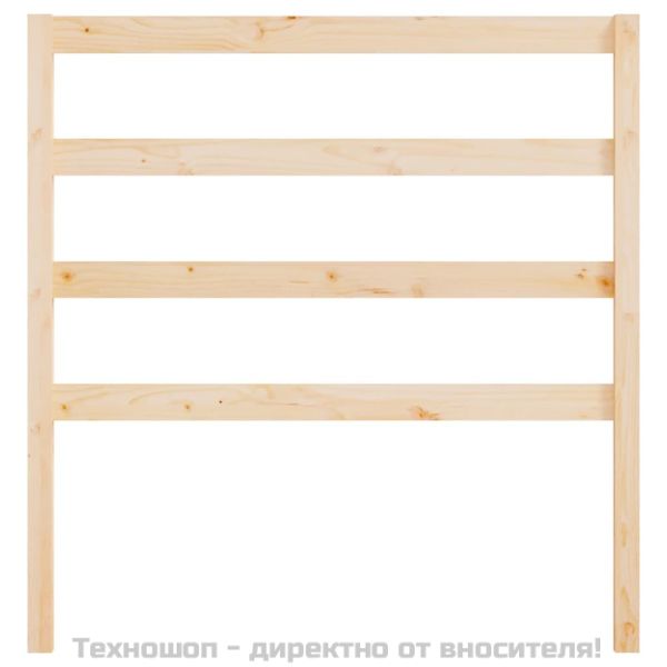 Горна табла за легло, 96x4x100 см, бор масив