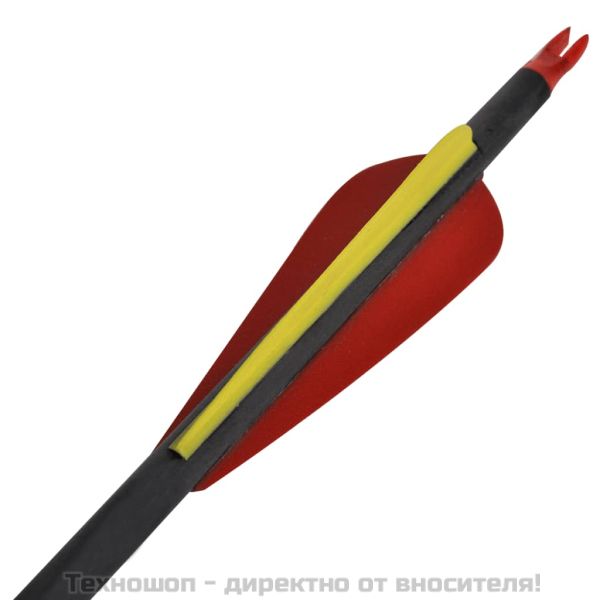 Стандартни стрели за лък 0,76 см карбонови 12 бр.