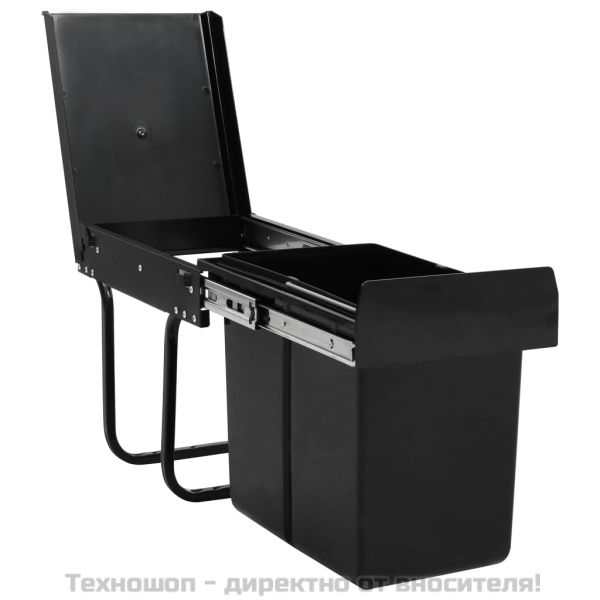 Кош за вграждане за кухненски шкаф, плавно затваряне, 20 л