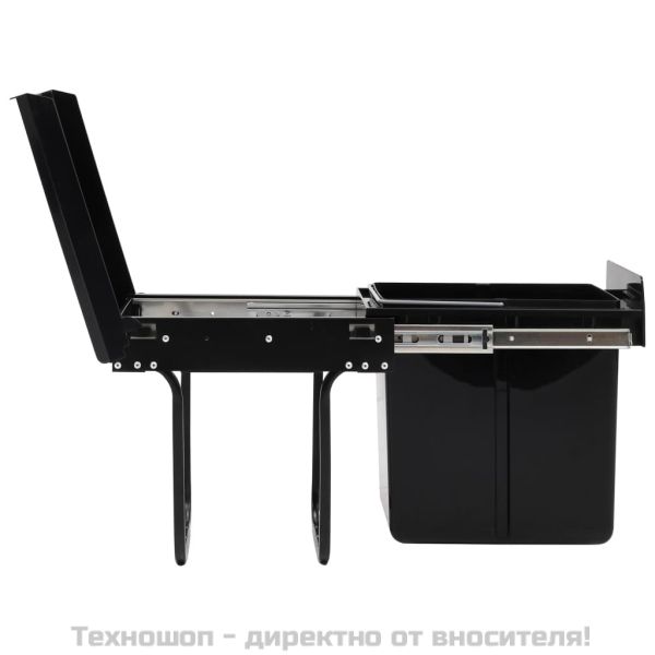 Кош за вграждане за кухненски шкаф, плавно затваряне, 20 л