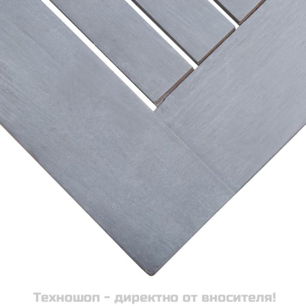 Сгъваема градинска маса, 120x70x75 см, акациево дърво масив