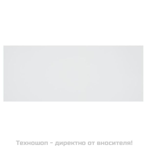 Горна табла за легло, бяла, 200x1,5x80 см, инженерна дървесина