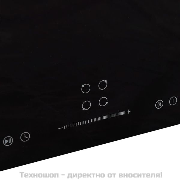 Индукционен плот с 4 котлона, сензорен контрол, 77 см, 7000 W