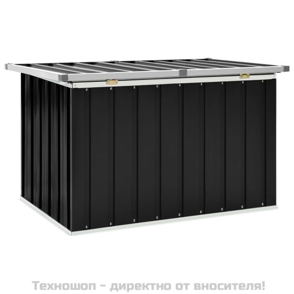 Градински сандък за съхранение, антрацит, 109x67x65 см