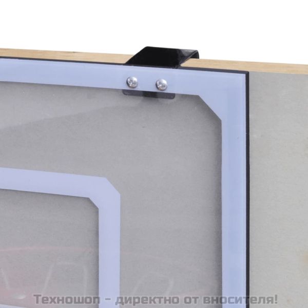 Мини баскетболен кош за закрито в комплект с топка и помпа