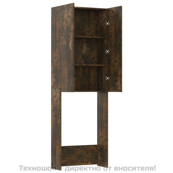 Шкаф за пералня, опушен дъб, 64x25,5x190 см