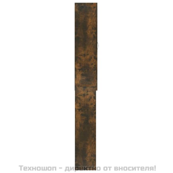 Шкаф за пералня, опушен дъб, 64x25,5x190 см