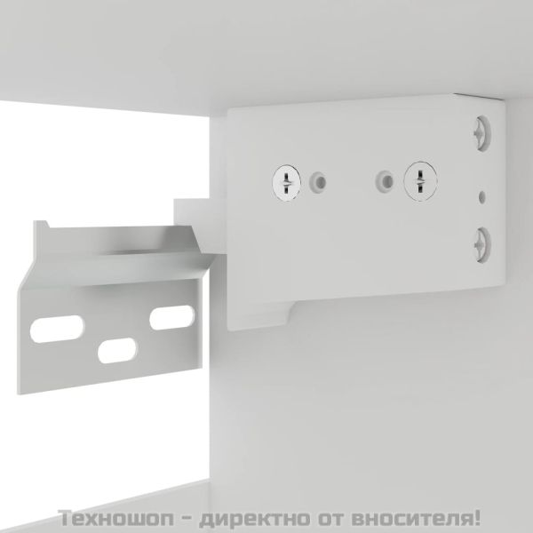 Висящ стъклен шкаф "Lyon", черен, 60x31x60 см, инженерно дърво