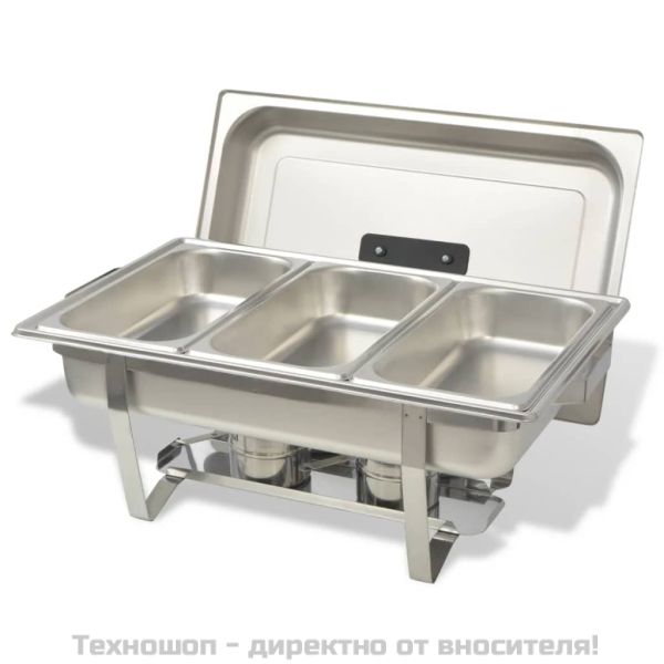 Комплект съдове за бен мари, 3 бр, неръждаема стомана