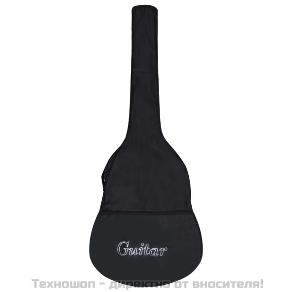 Калъф за китара за 4/4 (39") класическа китара черна 100x37 см плат
