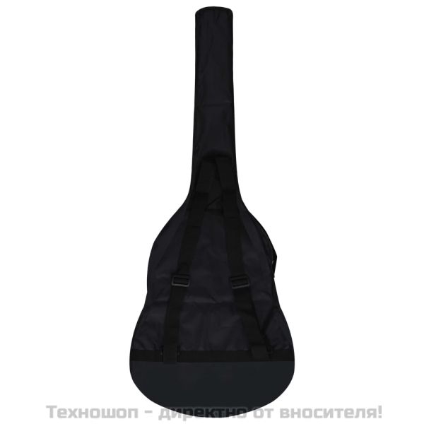 Калъф за китара за 4/4 (39") класическа китара черна 100x37 см плат
