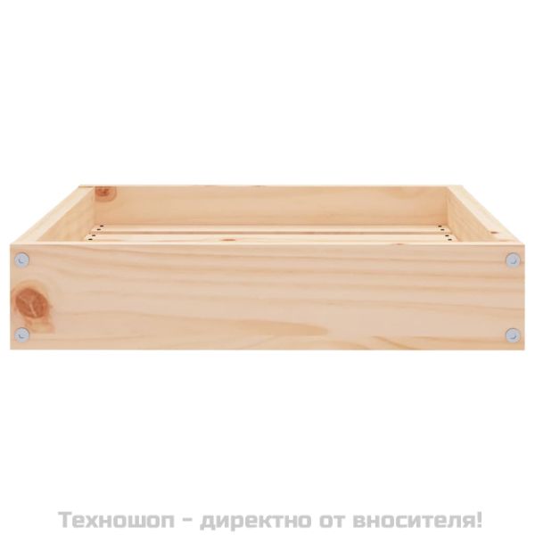 Кучешко легло, 51,5x44x9 см, борова дървесина масив