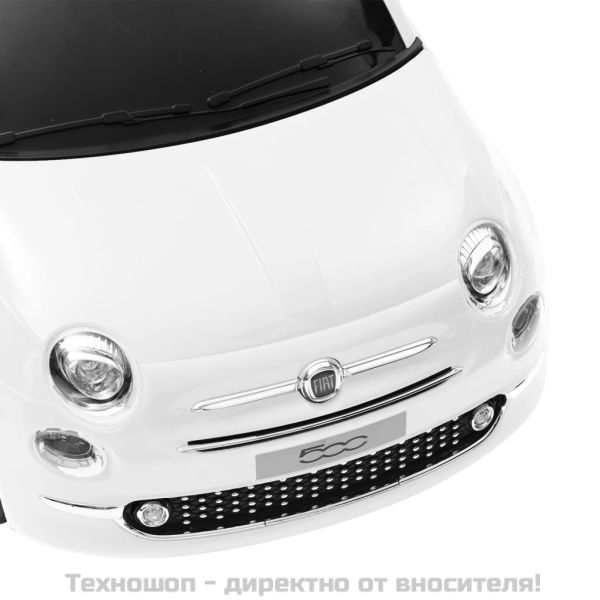 Детска електрическа кола Fiat 500, бяла