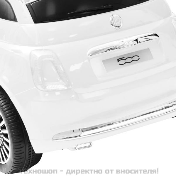 Детска електрическа кола Fiat 500, бяла