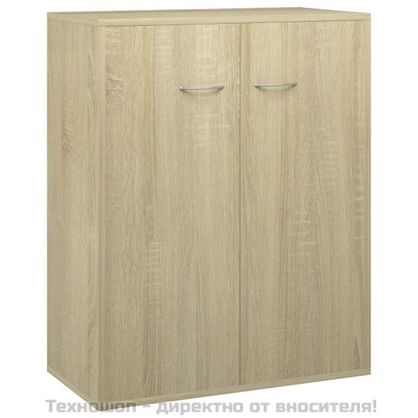 Бюфет, дъб сонома, 60x30x75 см, инженерно дърво