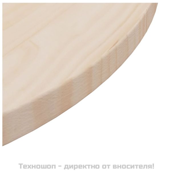 Плот за маса, Ø60x2,5 см, бор масив