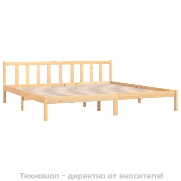 Рамка за легло, бор масив, 180x200cм, Super King Size