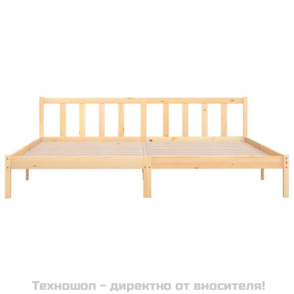 Рамка за легло, бор масив, 180x200cм, Super King Size
