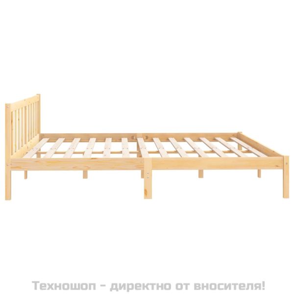Рамка за легло, бор масив, 180x200cм, Super King Size