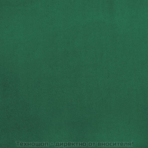 Трапезни столове, 2 бр, тъмнозелени, кадифе