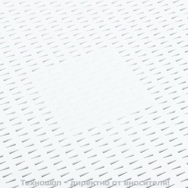 Странична маса, бяла, 54x54x36,5 см, пластмаса