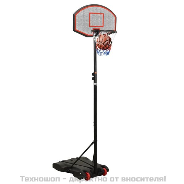 Баскетболна стойка черна 216-250 см полиетилен