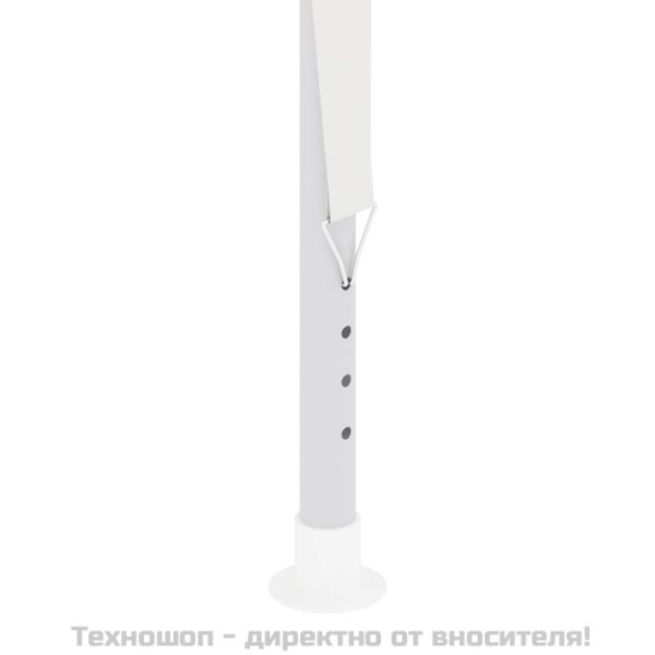 Професионална парти шатра със стени 4x4 м бяла 90 г/м²