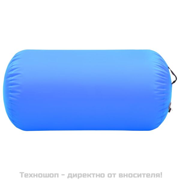 Надуваем гимнастически цилиндър с помпа 120x90 см PVC син