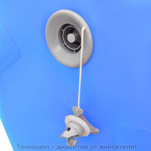 Надуваем гимнастически цилиндър с помпа 120x90 см PVC син