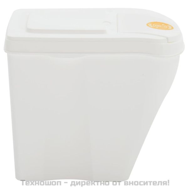 Стифиращи се за кошчета за боклук 4 бр бели 100 л полипропилен