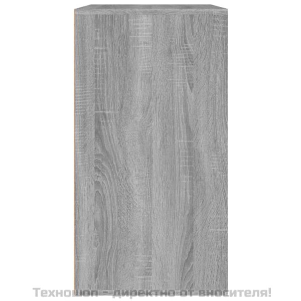 Козметичен шкаф, Сив сонома, 80x40x75 см, инженерно дърво