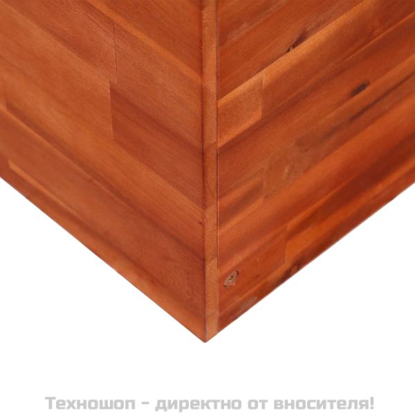 Градинска повдигната леха, акациево дърво, 200x50x50 см