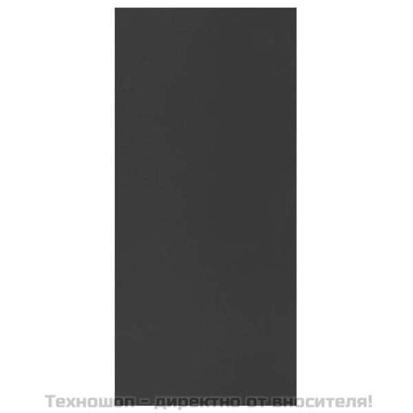 Библиотека/бюфет, черна, 66x30x130 см, инженерно дърво