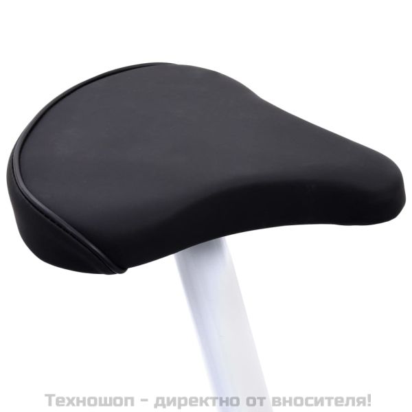 Велоергометър с ремъчно задвижване, черен