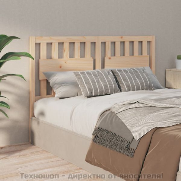 Горна табла за легло, 165,5x4x100 см, бор масив