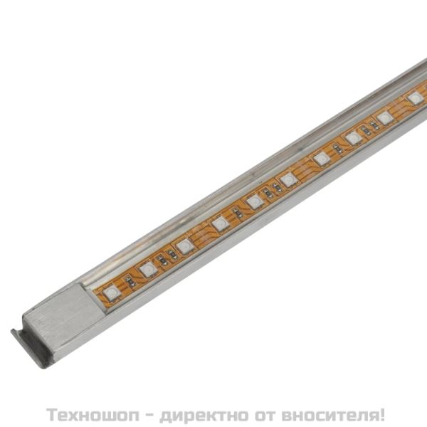 Правоъгълен фонтан за басейн, LED, неръждаема стомана, 30 см
